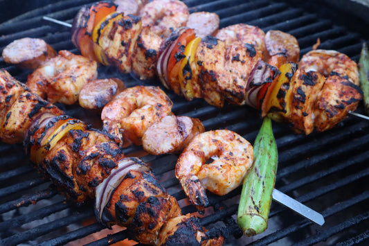 Jambalaya Kebabs
