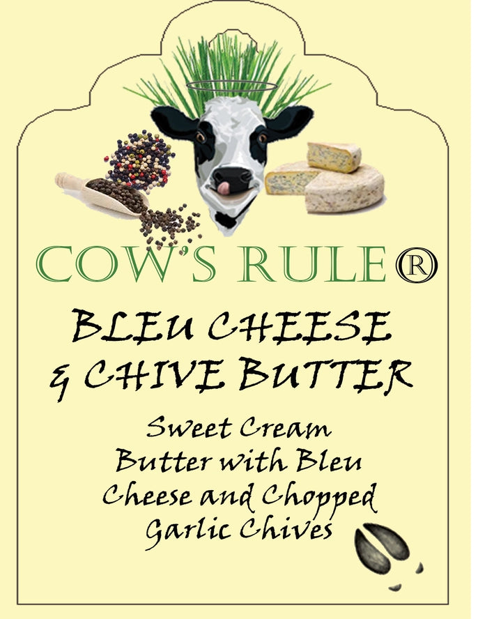 Blue Cheese & Chive Compound Butter 4oz.