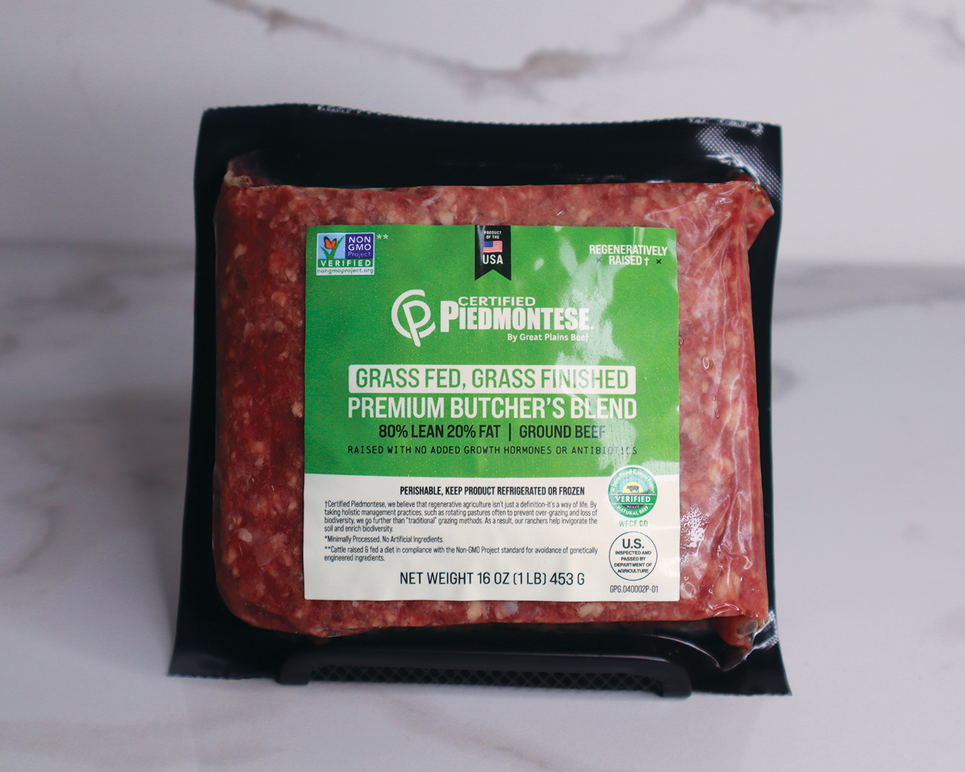 Certified Piedmontese Grass-Fed Bulk Ground Beef