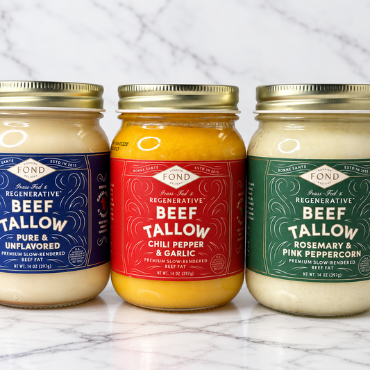 Rosemary & Pink Peppercorn Regenerative Beef Tallow 14oz