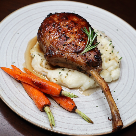 Bourbon Maple Pork Chops