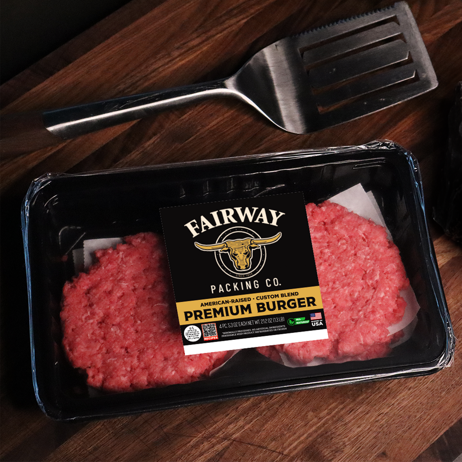 Tray Pack Burgers