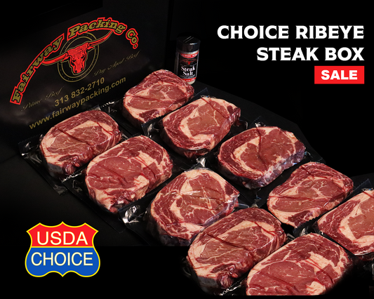 Choice Ribeye Steak Box