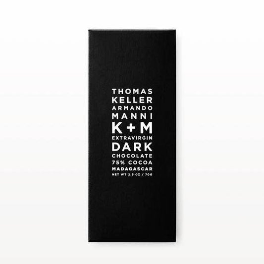 K+M Chocolate - K+M Extravirgin Madagascar 75%, 2.5oz