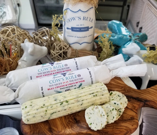 Blue Cheese & Chive Compound Butter 4oz.