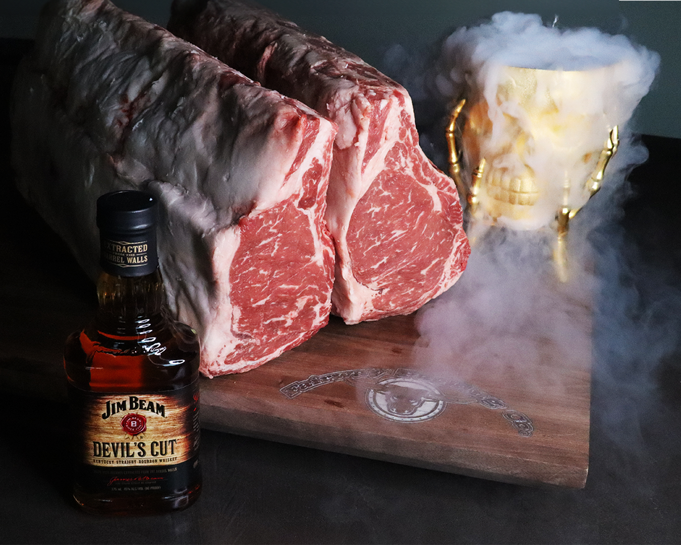 Devil's Cut Bourbon-Aged Prime Bone-In Ribeye 22oz.