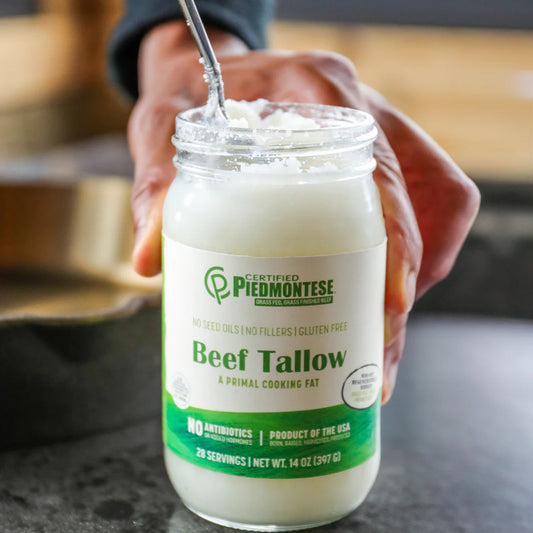 Piedmontese Grass-Finished Beef Tallow