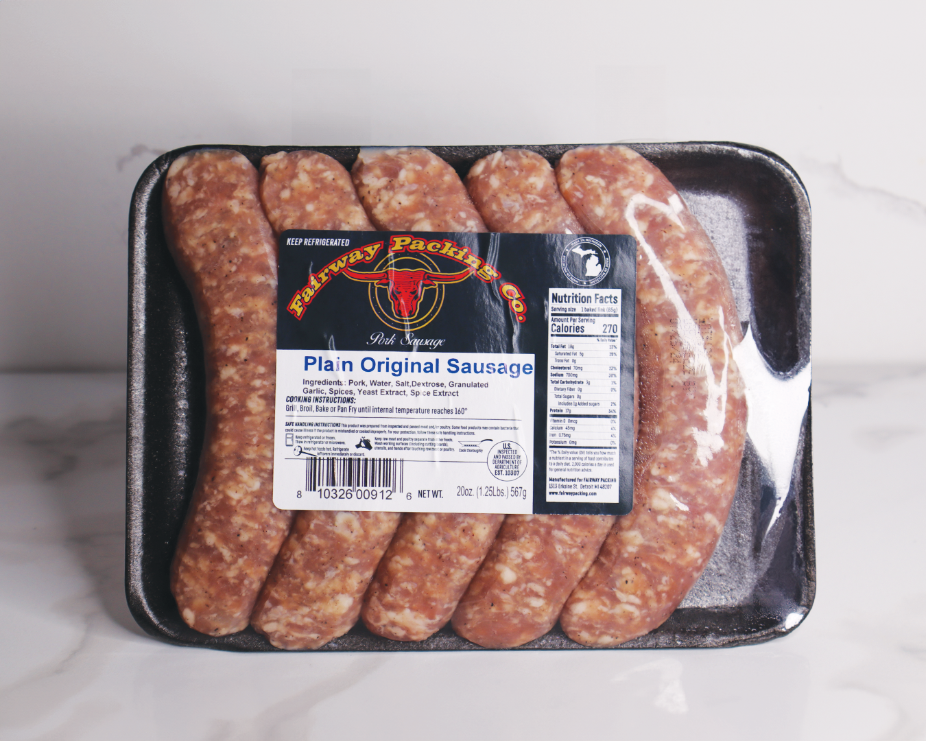 Plain Italian Sausage