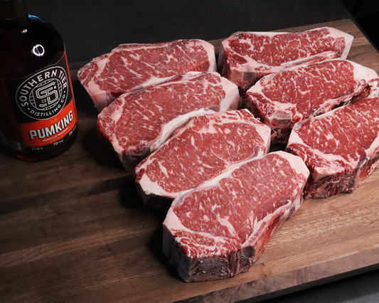 Pumpkin Whiskey-Aged Prime NY Strips