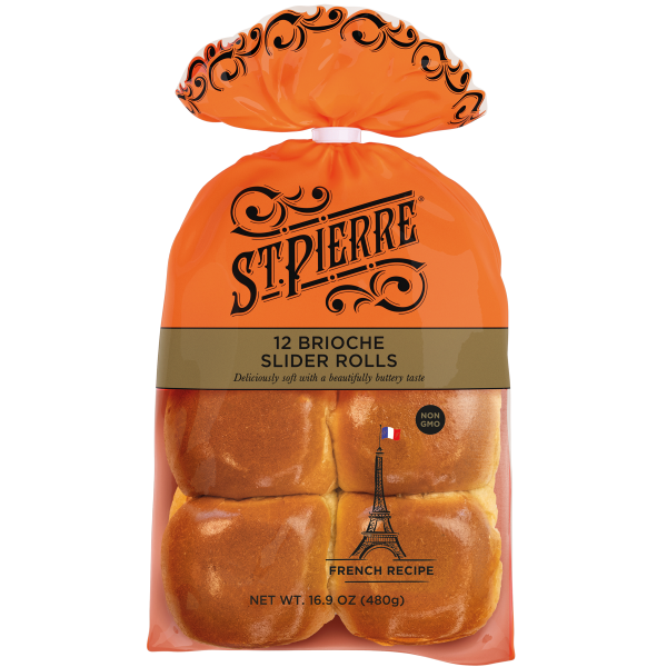 St. Pierre Brioche Slider Rolls (12ct)