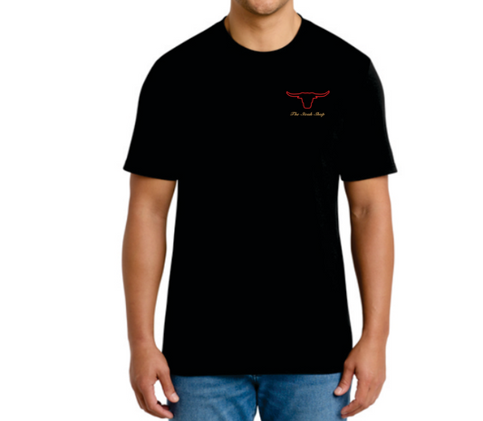 Steak Shop T-Shirt Black (Unisex)