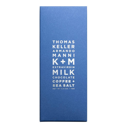 K+M Chocolate - K+M Extravirgin Coffee + Sea Salt 49%, 2.5oz